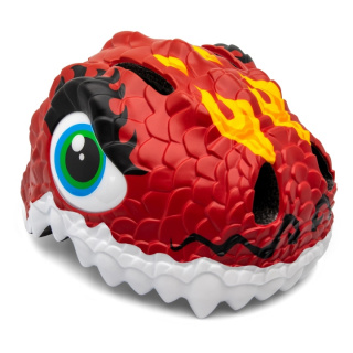 Crazy Safety Dragon sykkelhjelm - rød (49-55 cm) (100201-03-01)