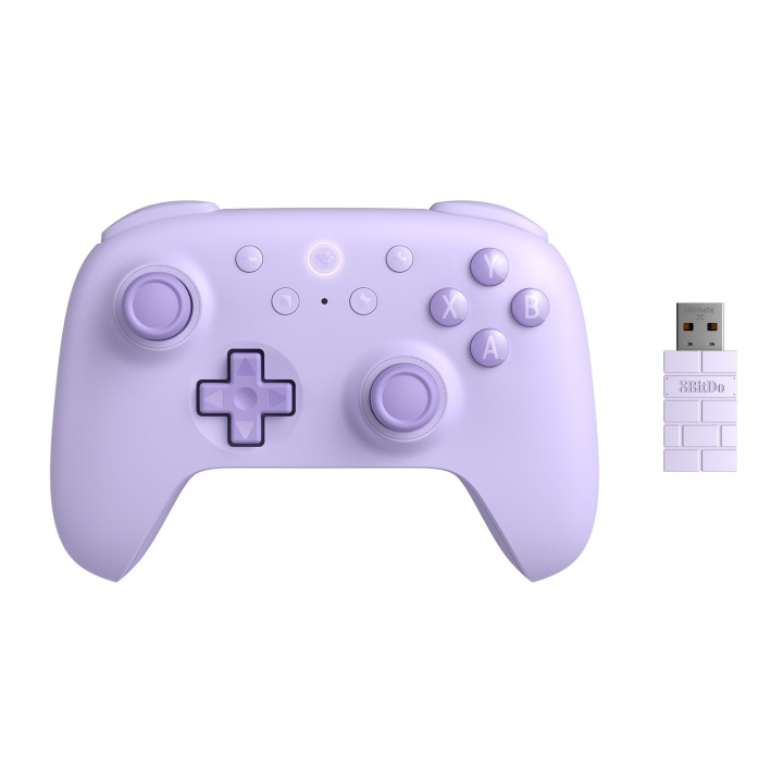 8Bitdo Ultimate 2C trådløs pad i lilla i gruppen Datautstyr / GAMING / Gaming-tilbehør hos TP E-commerce Nordic AB (D05114)