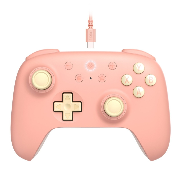 8Bitdo Ultimate 2C Wired Pad Peach i gruppen Datautstyr / GAMING / Gamepad hos TP E-commerce Nordic AB (D05118)