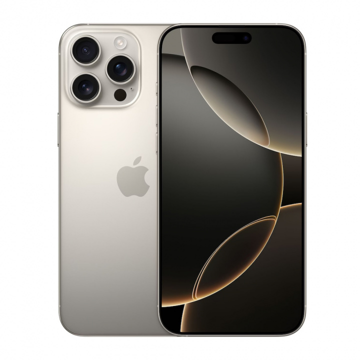 Apple iPhone 16 Pro Max 6,9\'\' 256 GB - Naturlig titan i gruppen SMARTTELEFON & NETTBRETT / Mobiltelefoner & smartphones hos TP E-commerce Nordic AB (D05188)