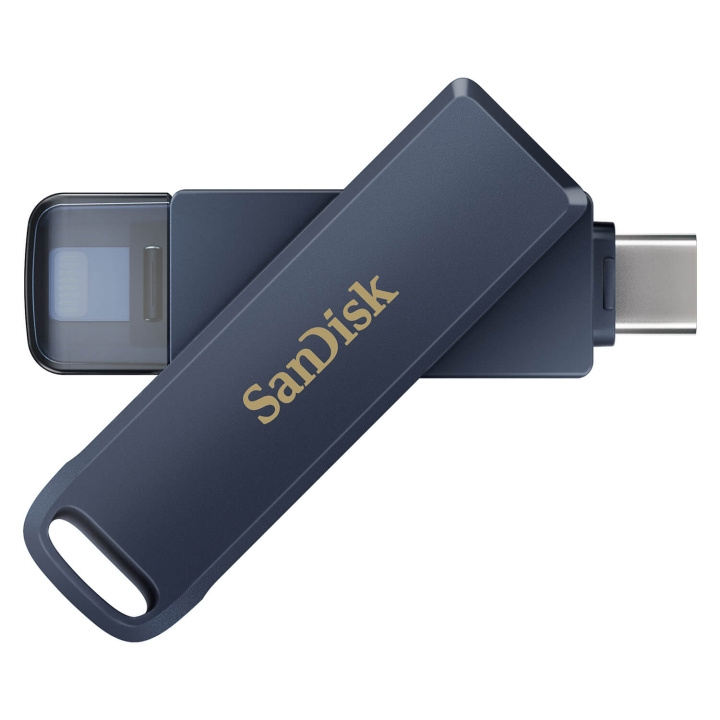 SanDisk USB iXpand Phone Drive 256B i gruppen Elektronikk / Lagringsmedia / USB-Pinner / Type C hos TP E-commerce Nordic AB (D05379)