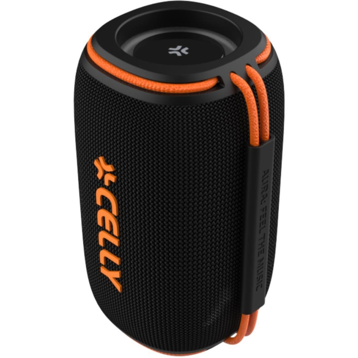 Celly Aura Bluetooth-høyttaler 15W RGB Orange i gruppen Elektronikk / Lyd & Bilde / Høyttalere & tilbehør / Bluetooth-høyttalere / Bærbare høyttalere hos TP E-commerce Nordic AB (D05512)