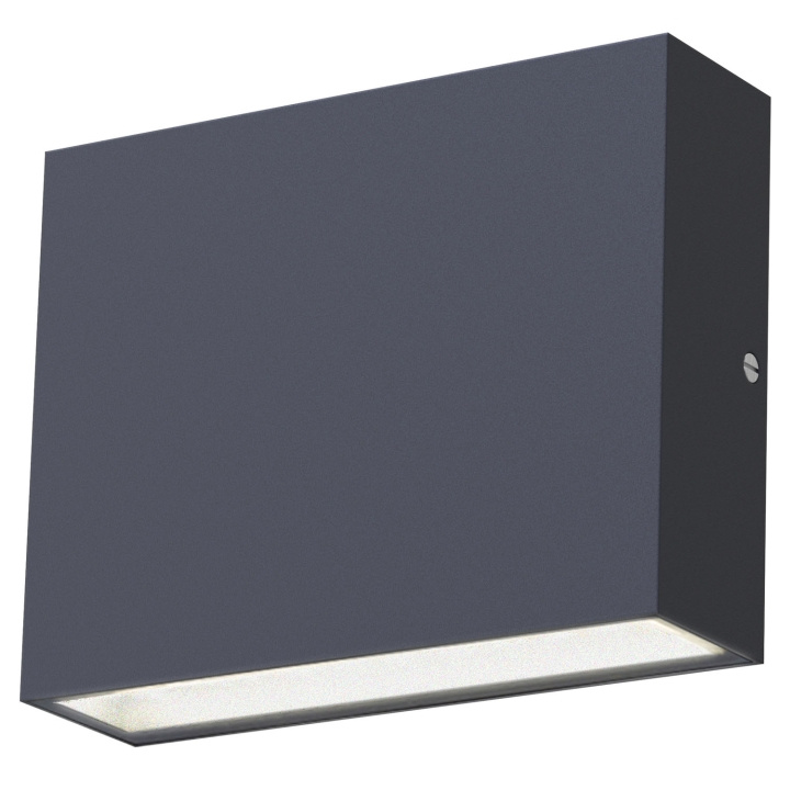 Llitt Per II Veggarmatur LED IP54 3000K 6W 430lm Antracitt i gruppen HJEM, HUS OG HAGE / El og belysning / Utendørsbelysning / Fasadebelysning / Uten bevegelsessensor hos TP E-commerce Nordic AB (D05549)
