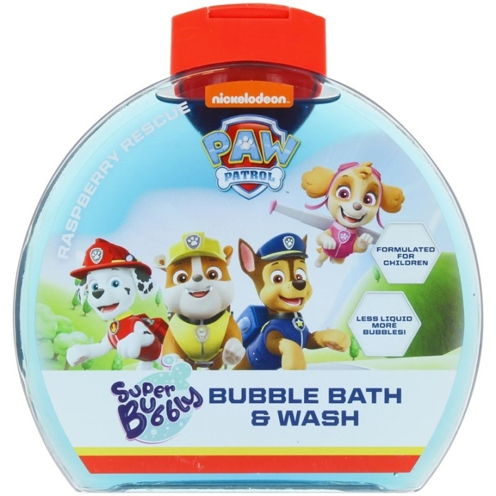 Paw Patrol Super Bubbly Bubble Bath & Wash 300 ml i gruppen HELSE OG SKJØNNHET / Hudpleie / Kroppspleie / Bad- og dusjkrem hos TP E-commerce Nordic AB (D05596)