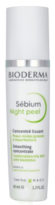 Bioderma Sebium Night Peel 40 ml i gruppen HELSE OG SKJØNNHET / Hudpleie / Ansikt / Skrubb/peeling hos TP E-commerce Nordic AB (D05637)