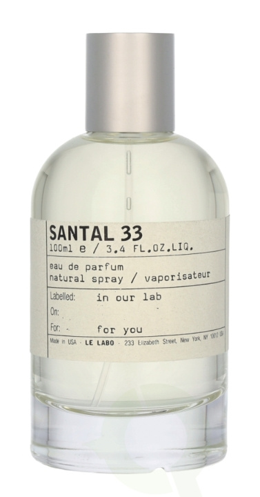 Le Labo Inc Le Labo Grace Santal 33 Edp Spray 100 ml i gruppen HELSE OG SKJØNNHET / Duft og parfyme / Parfyme / Parfyme for henne hos TP E-commerce Nordic AB (D05934)