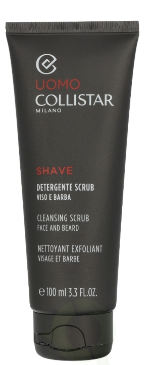 Collistar Uomo Face And Beard Cleansing Scrub 100 ml i gruppen HELSE OG SKJØNNHET / Hudpleie / Ansikt / Dagkrem hos TP E-commerce Nordic AB (D06154)