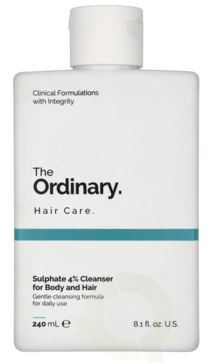 The Ordinary Sulfat 4% hårpleie rensemiddel for hår og kropp 240 ml i gruppen HELSE OG SKJØNNHET / Hår & styling / Hårpleie / Sjampo hos TP E-commerce Nordic AB (D06237)