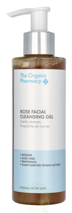 The Organic Pharmacy Rose Facial Cleansing Gel 200 ml i gruppen HELSE OG SKJØNNHET / Hudpleie / Ansikt / Rengjøring hos TP E-commerce Nordic AB (D06271)