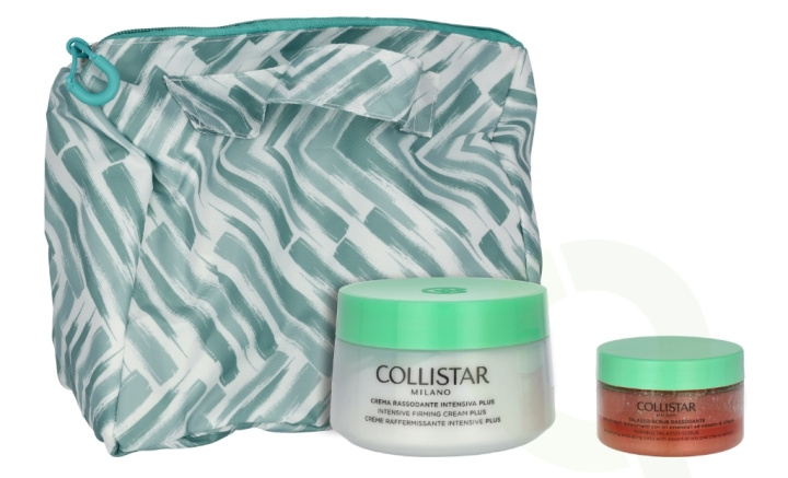 Collistar Body Routine Intensive Firming Set 550 ml Cream Plus 400ml/Firming Thalasso-Scrub 150 ml/Travel bag i gruppen HELSE OG SKJØNNHET / Hudpleie / Ansikt / Dagkrem hos TP E-commerce Nordic AB (D06295)