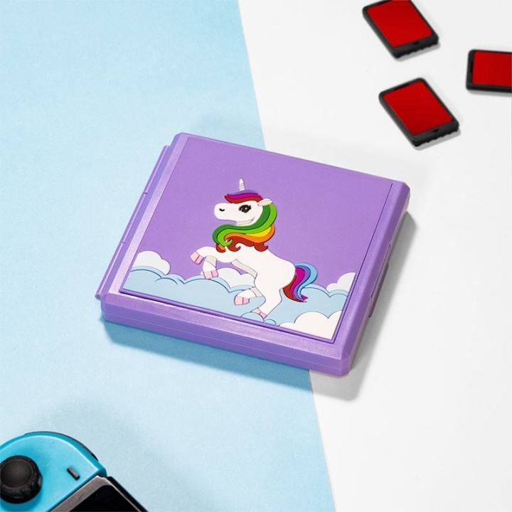 Numskull Nintendo Switch Unicorn spillkortholder i gruppen Elektronikk / TV-spill & tilbehør / Nintendo Switch / Tilbehør hos TP E-commerce Nordic AB (D06388)