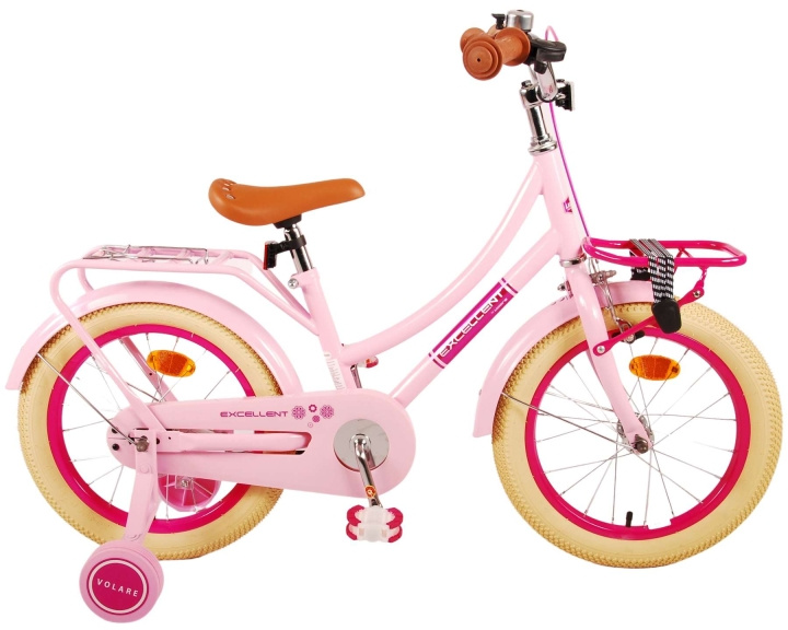 Volare Barnesykkel 16 - Excellent Pink (21388) i gruppen LEKER, BARN OG BABY / Uteleker / Sykler & sparkesykler hos TP E-commerce Nordic AB (D06398)