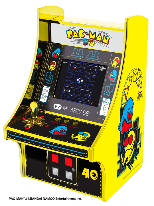 My Arcade Micro Player PacMan 40-årsjubileum i gruppen Elektronikk / TV-spill & tilbehør / Andre spill hos TP E-commerce Nordic AB (D06722)