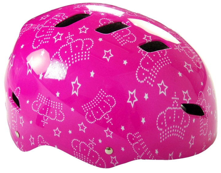 Volare Sykkel- og skaterhjelm - Pink Queen (915) i gruppen SPORT, FRITID & HOBBY / Sportsutstyr / Sykkeltilbehør / Hjelmer hos TP E-commerce Nordic AB (D06743)
