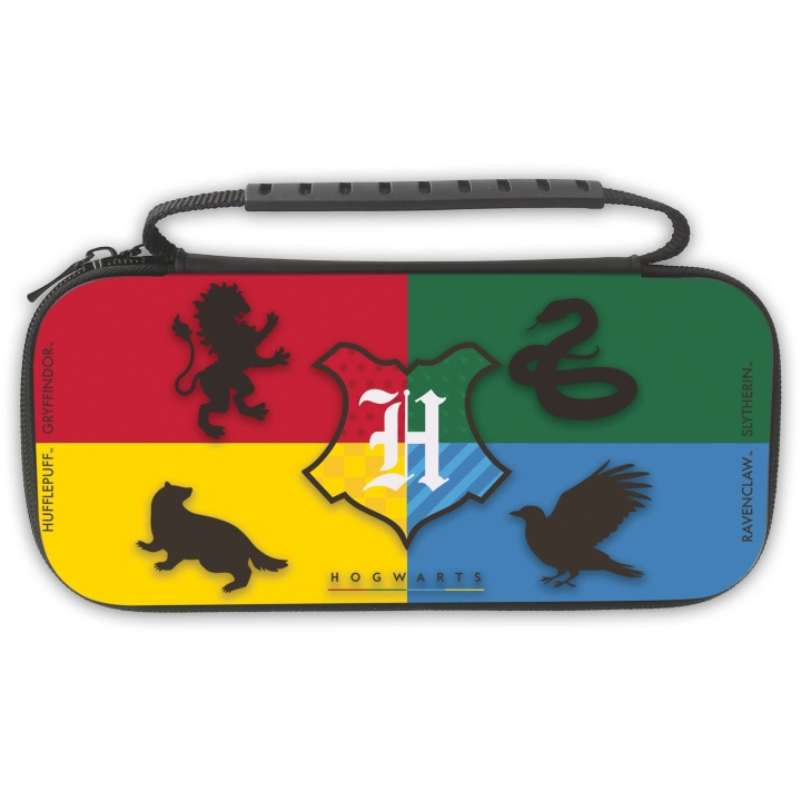 Trade Invaders Harry Potter - Slank bæreveske - 4 hus i gruppen Elektronikk / TV-spill & tilbehør / Nintendo Switch / Tilbehør hos TP E-commerce Nordic AB (D07233)