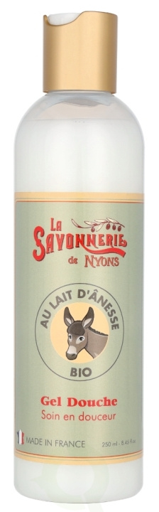 La Savonnerie De Nyons BIO Dusjgelé 250 ml Donkeymelk i gruppen HELSE OG SKJØNNHET / Hudpleie / Kroppspleie / Bad- og dusjkrem hos TP E-commerce Nordic AB (D07921)