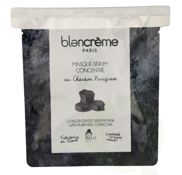 Blancreme Konsentrert Serum-maske 1 stk. med rensende trekull i gruppen HELSE OG SKJØNNHET / Hudpleie / Ansikt / Masker hos TP E-commerce Nordic AB (D07960)