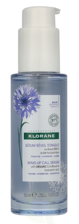 Klorane Wake-Up Call Serum - Kornblomst & Hyaluronsyre 50 ml i gruppen HELSE OG SKJØNNHET / Hudpleie / Ansikt / Hudserum hos TP E-commerce Nordic AB (D08158)