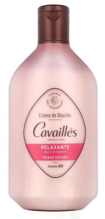 Roge Cavailles Avslappende dusjkrem med mandel og rose 250 ml i gruppen HELSE OG SKJØNNHET / Hudpleie / Kroppspleie / Bad- og dusjkrem hos TP E-commerce Nordic AB (D08217)