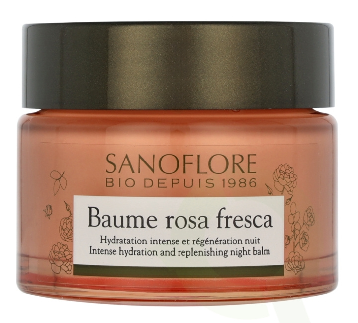 Sanoflore Sanaflore Baume Rosa Fresca Nattbalsam 50 ml i gruppen HELSE OG SKJØNNHET / Hudpleie / Ansikt / Nattkrem hos TP E-commerce Nordic AB (D08223)