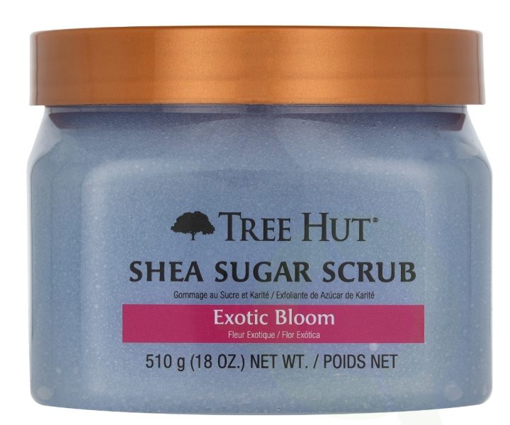 Tree Hut Shea Sugar Scrub 510 g Exotic Bloom i gruppen HELSE OG SKJØNNHET / Hudpleie / Ansikt / Skrubb/peeling hos TP E-commerce Nordic AB (D08342)