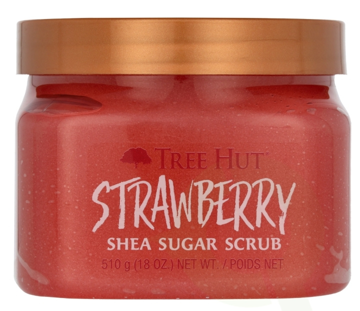Tree Hut Shea Sugar Scrub 510 g Strawberry i gruppen HELSE OG SKJØNNHET / Hudpleie / Ansikt / Skrubb/peeling hos TP E-commerce Nordic AB (D08345)