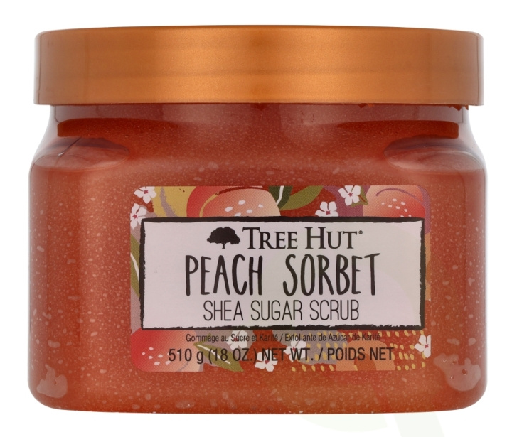 Tree Hut Shea Sugar Scrub 510 g Peach Sorbet i gruppen HELSE OG SKJØNNHET / Hudpleie / Ansikt / Skrubb/peeling hos TP E-commerce Nordic AB (D08357)