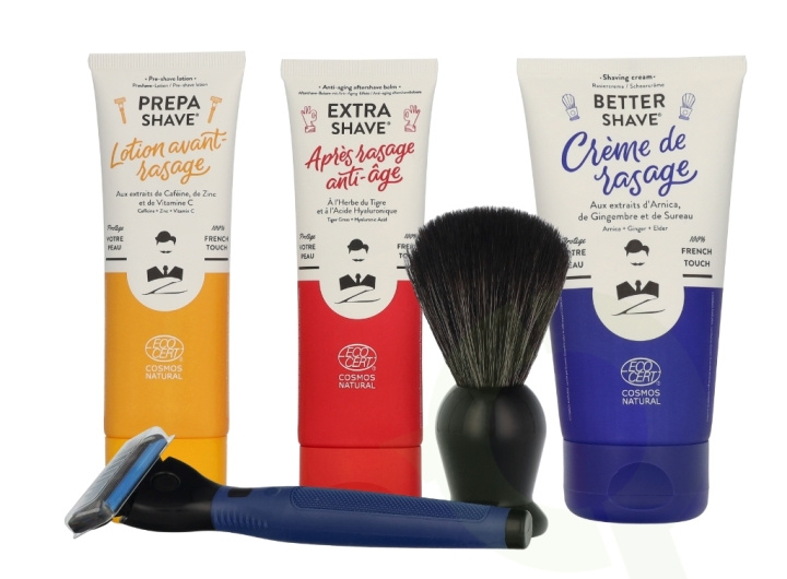 Monsieur Barbier The Super Daddy Box 325 ml Barberkrem 175 ml/barberkrem 75 ml/barberlotion 75 ml/barberbalsam 75 ml/rakespray/barberkost i gruppen HELSE OG SKJØNNHET / Hår & styling / Barbering og trimming / Barberhøvler og tilbehør hos TP E-commerce Nordic AB (D08391)