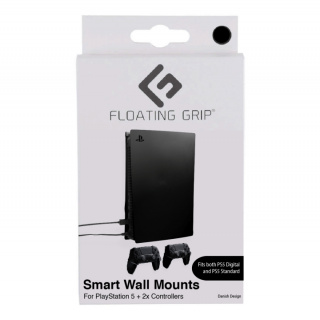 FLOATING GRIP Playstation 5-veggfester fra FLOATING GRIP - Black Bundle