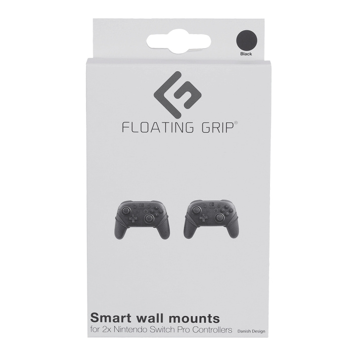 FLOATING GRIP Nintendo Switch Pro Controller veggmontering av FLOATING GRIP®, Svart i gruppen Elektronikk / TV-spill & tilbehør / Nintendo Switch / Tilbehør hos TP E-commerce Nordic AB (D08471)