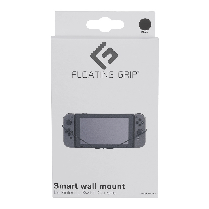 FLOATING GRIP Nintendo Switch-konsoll veggmontering av FLOATING GRIP®, Svart i gruppen Elektronikk / TV-spill & tilbehør / Nintendo Switch / Tilbehør hos TP E-commerce Nordic AB (D08472)