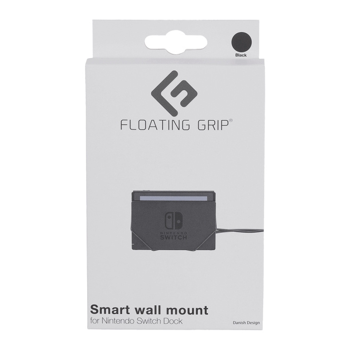 FLOATING GRIP Nintendo Switch dockingstasjon veggmontering av FLOATING GRIP®, Svart i gruppen Elektronikk / TV-spill & tilbehør / Nintendo Switch / Tilbehør hos TP E-commerce Nordic AB (D08622)