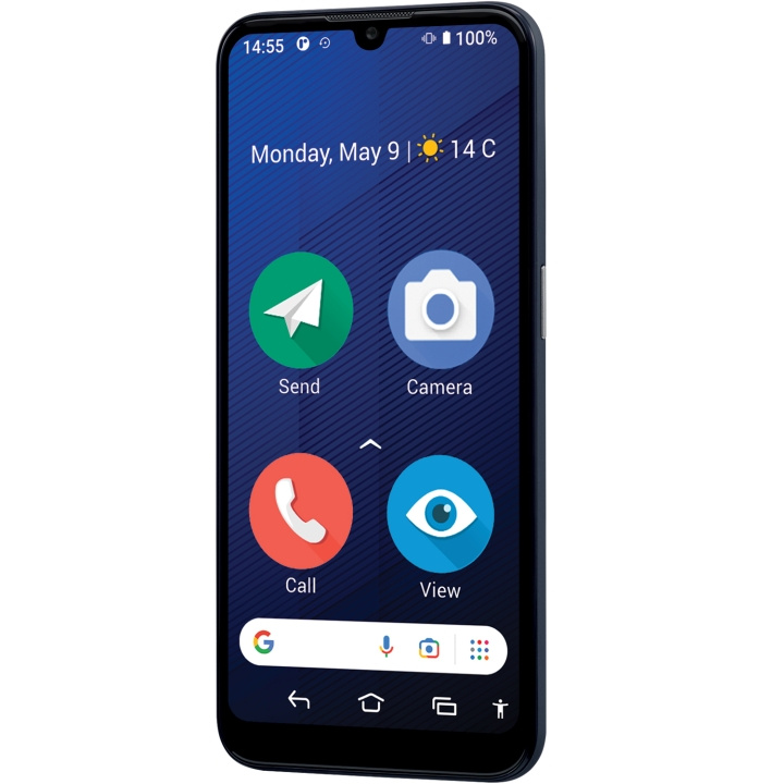 Doro 8210 4G Smarttelefon Mørkeblå i gruppen SMARTTELEFON & NETTBRETT / Mobiltelefoner & smartphones hos TP E-commerce Nordic AB (D09076)