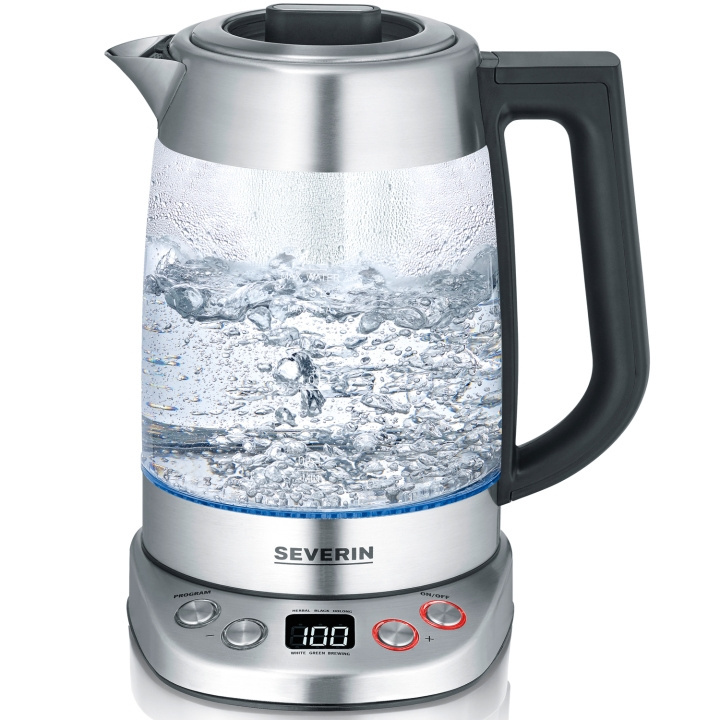 Severin Tekoker Deluxe WK 3480 1,5-1,7l 3000W Justerbar temperatur i gruppen HJEM, HUS OG HAGE / Husholdningsapparater / Vann og juice / Vannkokere hos TP E-commerce Nordic AB (D09077)