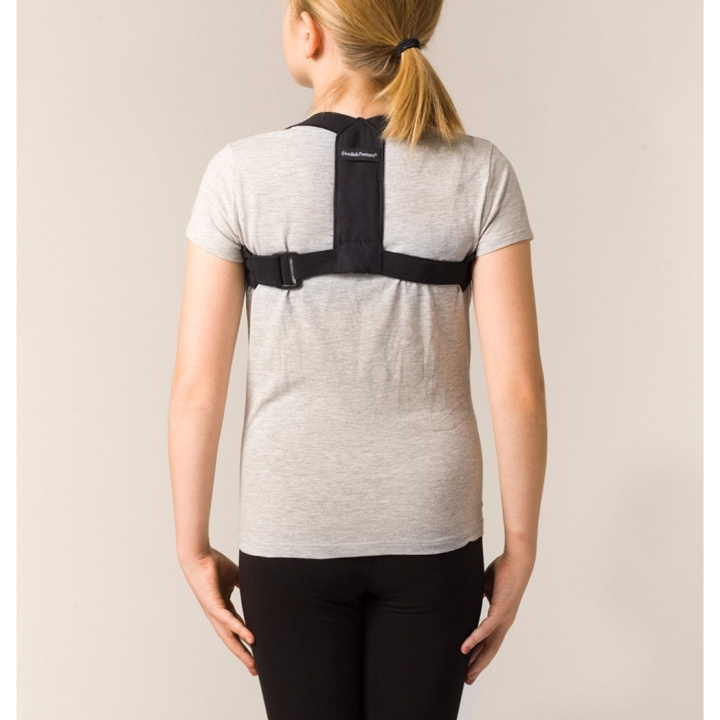 SWEDISH POSTURE Junior 6-12 Years Black Posture Brace i gruppen HELSE OG SKJØNNHET / Helsepleie / Andre hos TP E-commerce Nordic AB (D09204)
