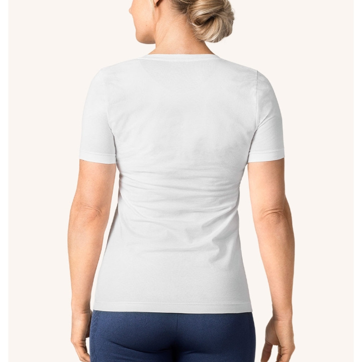 SWEDISH POSTURE T-shirt Dame Alignment Bomull Hvit XL i gruppen SPORT, FRITID & HOBBY / Tilbehør / T-shirts hos TP E-commerce Nordic AB (D09231)