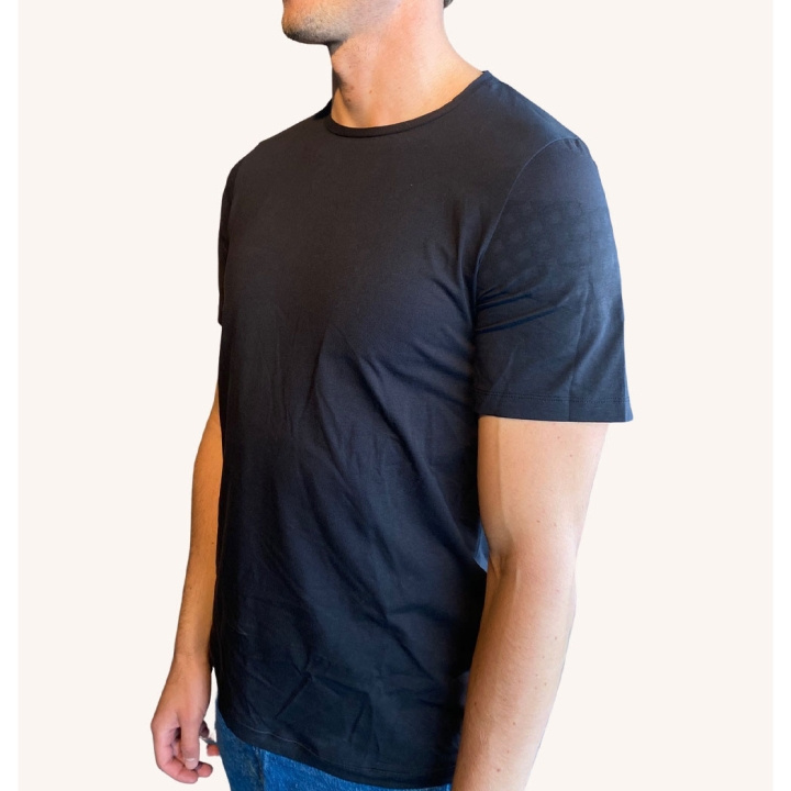 SWEDISH POSTURE Alignment T-Shirt Cotton S Men Black i gruppen SPORT, FRITID & HOBBY / Tilbehør / T-shirts hos TP E-commerce Nordic AB (D09236)