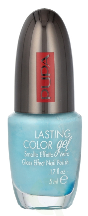 Pupa Milano Pupa Lasting Colour Gel Glass Effect Neglelakk 5 ml #077 Bubble Blue i gruppen HELSE OG SKJØNNHET / Manikyr/pedikyr / Neglelakk hos TP E-commerce Nordic AB (D09293)