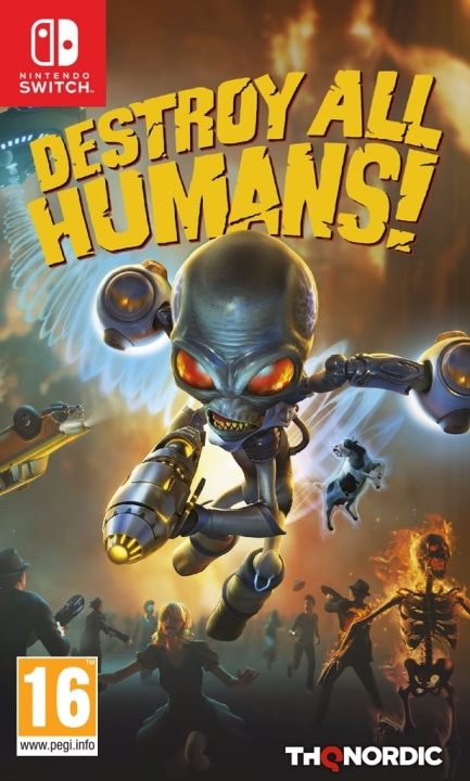 Destroy All Humans (Switch) i gruppen Elektronikk / TV-spill & tilbehør / Nintendo Switch / Spel hos TP E-commerce Nordic AB (D09935)