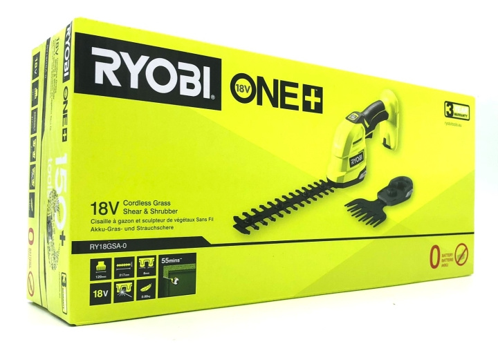 Ryobi RY18GSA-0 ONE+ 18V 2-i-1 gräs-/häcksax – Solo i gruppen HJEM, HUS OG HAGE / Verktøy / Annet elektrisk verktøy hos TP E-commerce Nordic AB (D10127F)