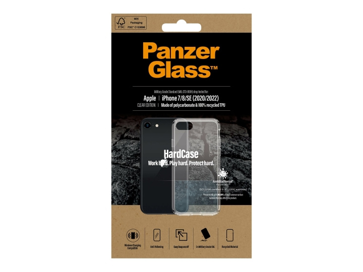 PanzerGlass HardCase Clear Edition Shell Apple iPhone SE (2. generation), SE (3rd generation), Transparent i gruppen SMARTTELEFON & NETTBRETT / Mobilbeskyttelse / Apple / Eldre Apple-modeller hos TP E-commerce Nordic AB (D10162)