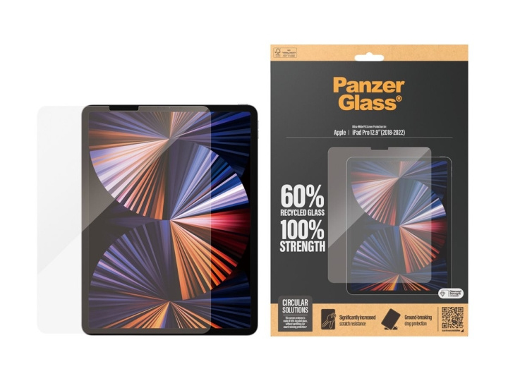 PanzerGlass Apple 12.9-Tum iPad Pro (3. generation, 4. generation, 5. generation, 6. generation) i gruppen SMARTTELEFON & NETTBRETT / Nettbrettbeskyttelse / Apple iPad hos TP E-commerce Nordic AB (D10180)