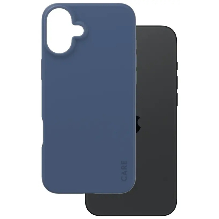 PanzerGlass CARE Fashionable Case till iPhone 16 Plus Blå i gruppen SMARTTELEFON & NETTBRETT / Mobilbeskyttelse / Apple / iPhone 16 hos TP E-commerce Nordic AB (D10256)