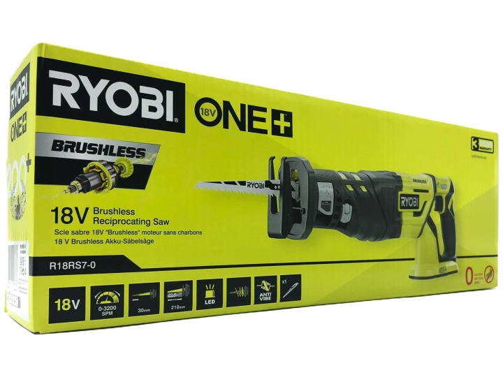 Ryobi One+ R18RS7-0 kolvsåg Utan batteri i gruppen HJEM, HUS OG HAGE / Verktøy / Annet elektrisk verktøy hos TP E-commerce Nordic AB (D10279)