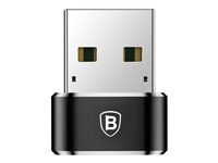 Baseus USB-C adapter Svart i gruppen Datautstyr / Kabler og adaptere / USB / USB-A / Adaptere hos TP E-commerce Nordic AB (D10282)