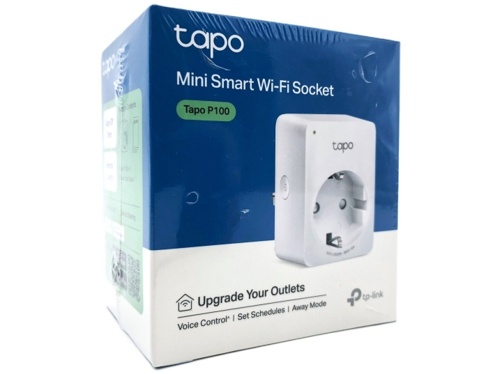 TP-Link Tapo P100 Smart Plug Trådlös i gruppen HJEM, HUS OG HAGE / Smarthus / Smart plugs hos TP E-commerce Nordic AB (D10515)