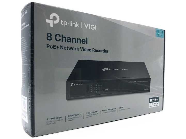 TP-Link VIGI NVR1008H-8MP V1 Standalone NVR i gruppen Datautstyr / Nettverk / Routere hos TP E-commerce Nordic AB (D10563)