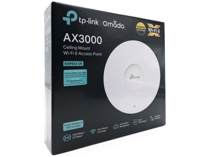 TP-Link Omada EAP653 UR V1 Trådlös anslutning Vit i gruppen Datautstyr / Nettverk / Extenders hos TP E-commerce Nordic AB (D10577)