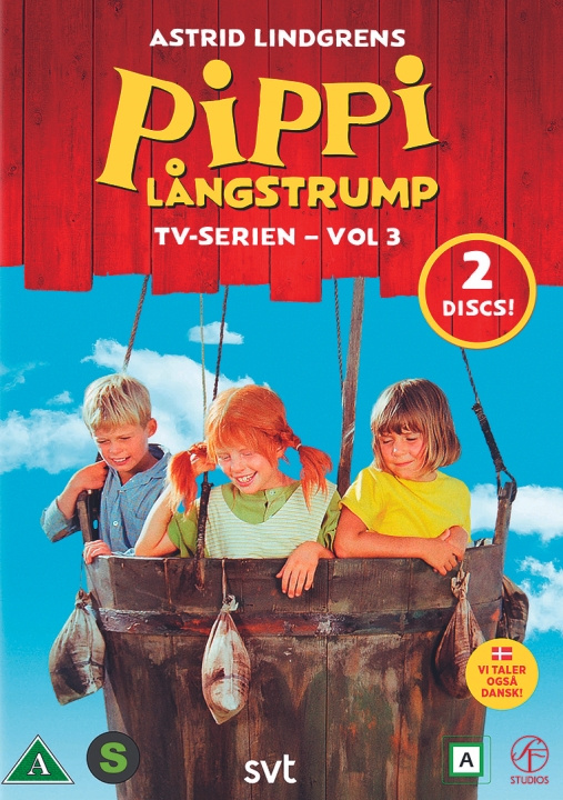 Pippi Langstrømpe TV-serie Box 3 (2-Disc) i gruppen Elektronikk / Lyd & Bilde / TV og tilbehør / Filmer / DVD hos TP E-commerce Nordic AB (D10688)