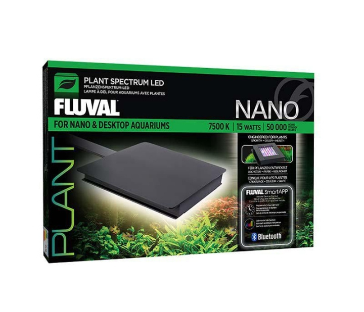 Fluval Nano Plant Led 15W 12.7X12.7Cm - (120.8384) i gruppen HJEM, HUS OG HAGE / Dyretilbehør / Akvarium tilbehør hos TP E-commerce Nordic AB (D10777)